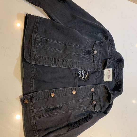 Holister distressed jean jacket - Picture 1 of 1
